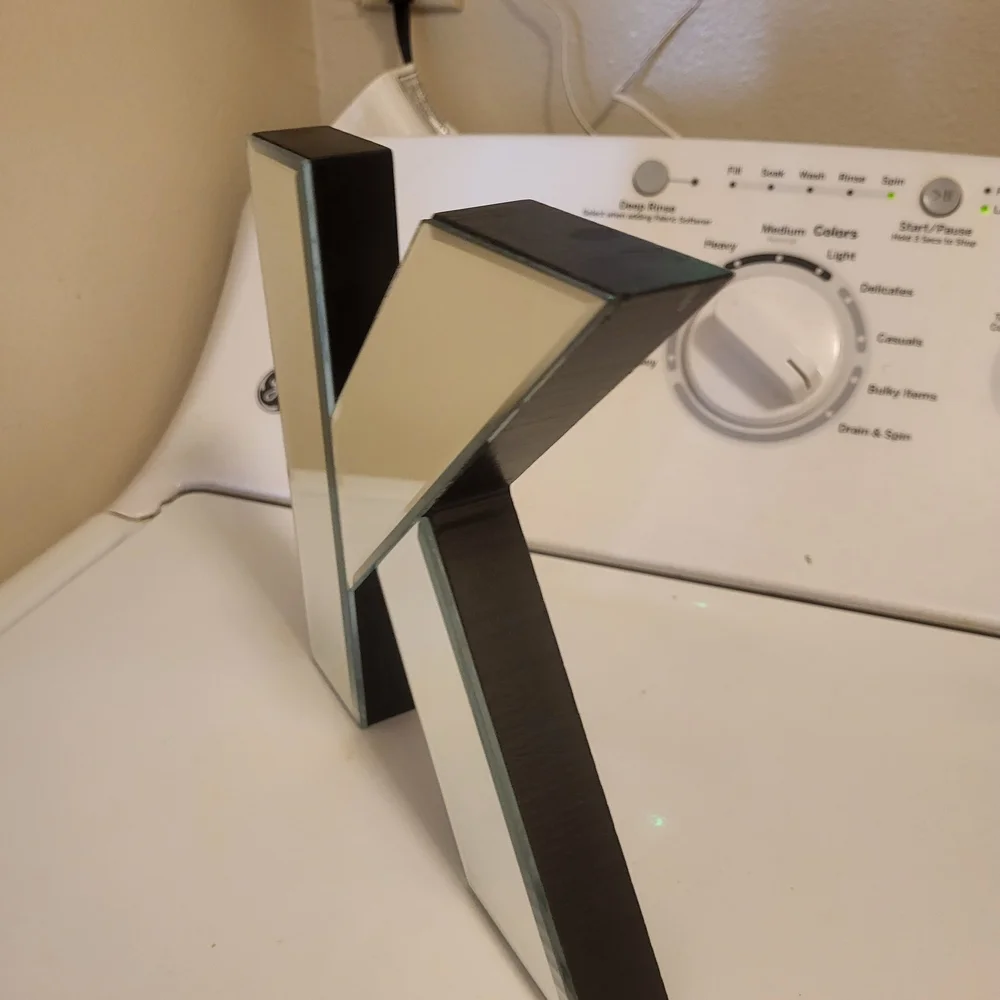 Silver Mirrored Decorative Letter